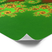 Weihnachtslinienposter Poster (Ecke)