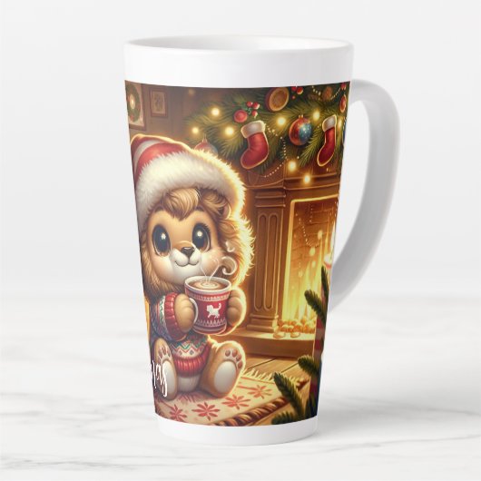 Weihnachtslion Drink Hot Cocoa Milchtasse (Rechte Ecke)