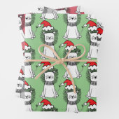 Weihnachtslionen Geschenkpapier Set (Beispiel)