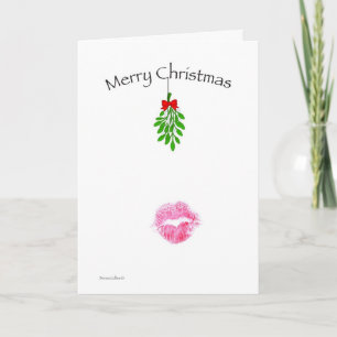 Weihnachtslips Feiertagskarte