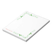 Weihnachtsliste Notepad Notizblock (Rotiert)