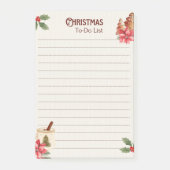 Weihnachtsliste Post-it Klebezettel (Vorderseite)