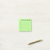 Weihnachtsliste Post It Notizen (Auf Schreibtisch)