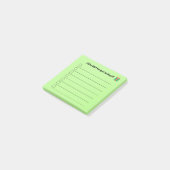 Weihnachtsliste Post It Notizen (angewinkelt)