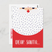 Weihnachtsliste Postkarte (Vorne/Hinten)