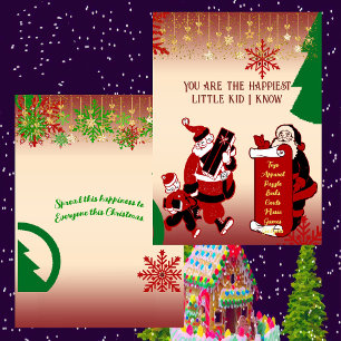 Weihnachtsliste Schöne Kid Snowflakes Dekoration