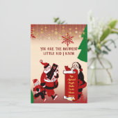 Weihnachtsliste Schöne Kid Snowflakes Dekoration (Stehend Vorderseite)