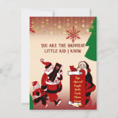 Weihnachtsliste Schöne Kid Snowflakes Dekoration (Vorderseite)