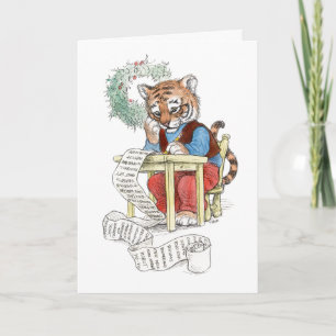 Weihnachtsliste Tiger Card Karte