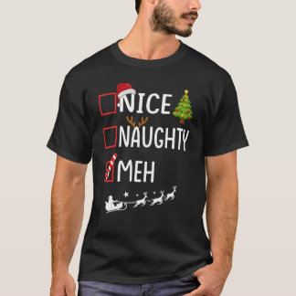 Weihnachtsliste Xmas Weihnachtsmann Shirts, Nett U T-Shirt