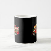 Weihnachtslkw mit Landtieren F Kaffeetasse (Mittel)