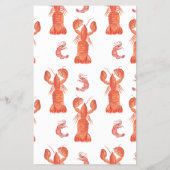 Weihnachtslobster Crawfish Crustacean Flyer (Hinten)