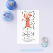 Weihnachtslobster Crawfish Crustacean Flyer (Einzeln)