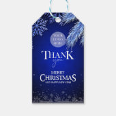 Weihnachtslogo Personalisiert Geschenkanhänger (Vorderseite)