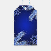 Weihnachtslogo Personalisiert Geschenkanhänger (Rückseite)