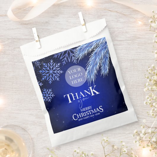 Weihnachtslogo Personalisiert Geschenktütchen (Ausgeschnitten)