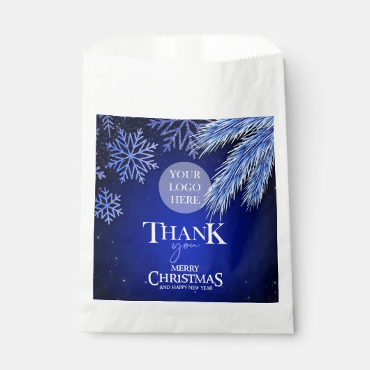 Weihnachtslogo Personalisiert Geschenktütchen (Vorderseite)