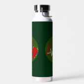 Weihnachtslogo Wasserflasche Trinkflasche (Links)