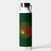 Weihnachtslogo Wasserflasche Trinkflasche (Vorne)