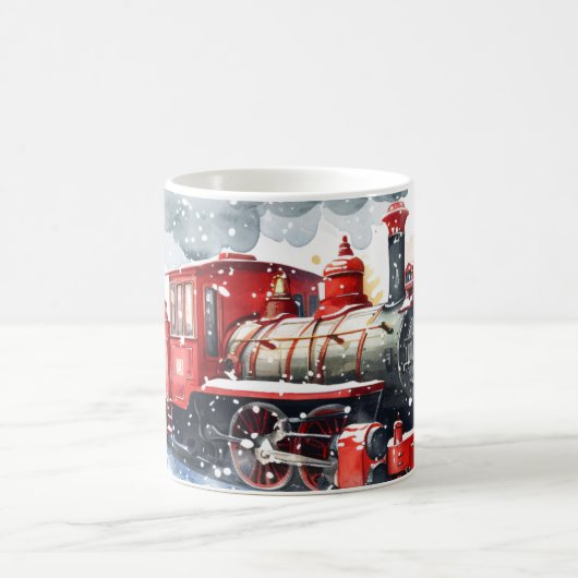 Weihnachtslokomotive Kaffeetasse (Mittel)