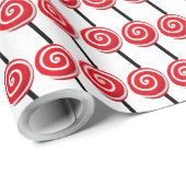 Weihnachtslollipop gefliest geschenkpapier (Rolleneckpunkt)