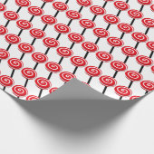 Weihnachtslollipop gefliest geschenkpapier (Ecke)