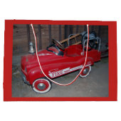 WeihnachtsLöschfahrzeug-Spielzeug-Lastwagen Große Geschenktüte (Rückseite)