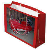 WeihnachtsLöschfahrzeug-Spielzeug-Lastwagen Große Geschenktüte (Rückseite Schrägansicht)
