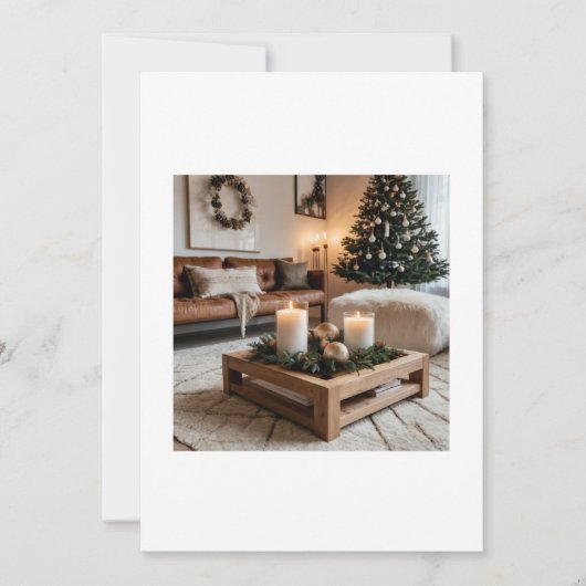 Weihnachtslounge Einladung (Vorderseite)