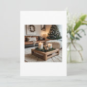 Weihnachtslounge Einladung (Stehend Vorderseite)