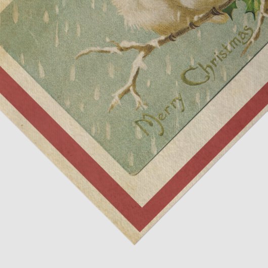 Weihnachtslovebirds - Tissue Seidenpapier (Ausschnitt)