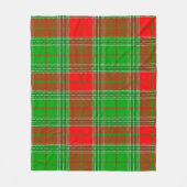 Weihnachtslumberjack Kariert Fleecedecke (Vorderseite)