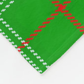 Weihnachtslumberjack Kariert Fleecedecke (Ecke)