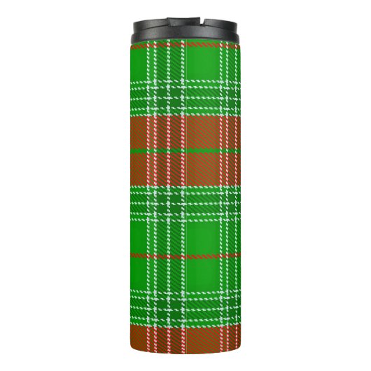 Weihnachtslumberjack Kariert Thermosbecher (Rückseite)