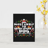 Weihnachtslustig am wahrscheinlichsten zu bringen  karte (Gelbe Blume)