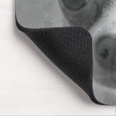 Weihnachtslustiger Chihuahua-Welpe mit Mousepad (Ecke)