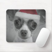 Weihnachtslustiger Chihuahua-Welpe mit Mousepad (Mit Mouse)