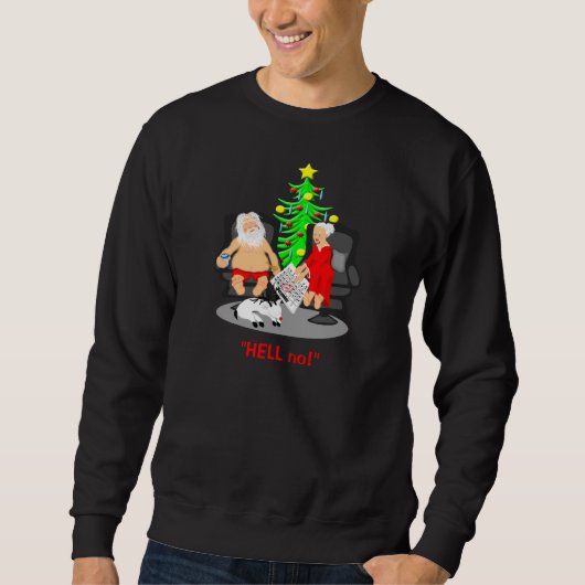 Weihnachtslustiges Bier, das Sweatshirt (Vorderseite)