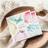 Weihnachtsmädchen-Babydusche Serviette