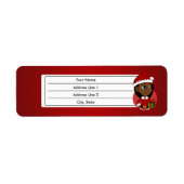 Weihnachtsmädchen-Cartoon (Vorne)