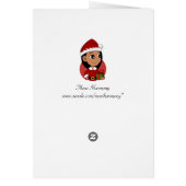 Weihnachtsmädchen-Cartoon (Hinten)