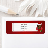 Weihnachtsmädchen-Cartoon (Insitu)