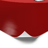 Weihnachtsmädchen-Cartoon-Poster Poster (Ecke)