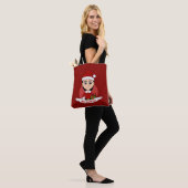 Weihnachtsmädchen Cartoon Tasche (Am Model)