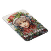 Weihnachtsmädchen Custom 13 von 25 Magnet (Rechte Seite)