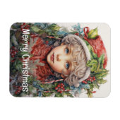 Weihnachtsmädchen Custom 13 von 25 Magnet (Horizontal)