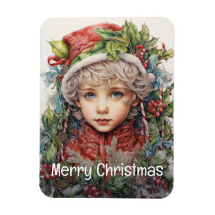 Weihnachtsmädchen Custom 13 von 25 Magnet