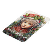 Weihnachtsmädchen Custom 13 von 25 Magnet (Linke Seite)