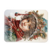 Weihnachtsmädchen Custom 19 von 25 Magnet (Horizontal)