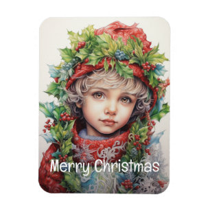 Weihnachtsmädchen Custom 4 von 25 Magnet